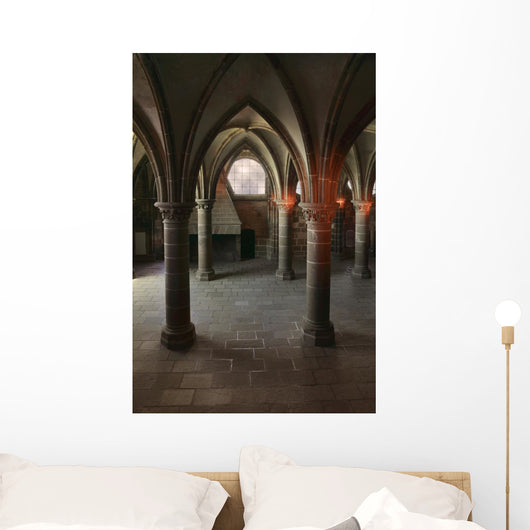 Gothic Indoors Architecture Wall Mural