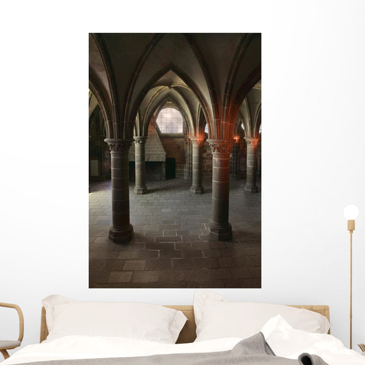 Gothic Indoors Architecture Wall Mural