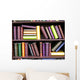 Antique Books on Bookshelf Wall Mural