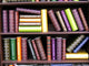 Antique Books on Bookshelf Wall Mural