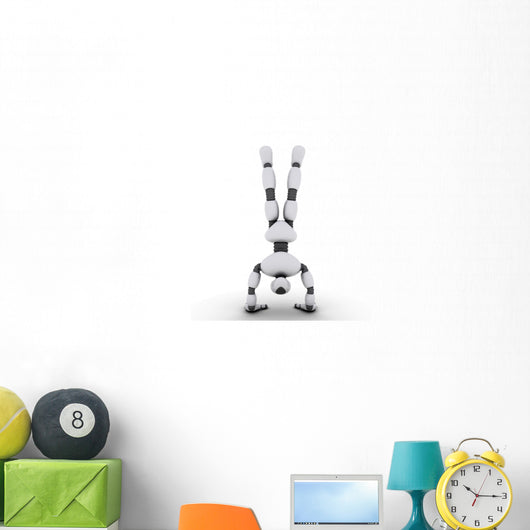 Roboguy - Handstand Wall Decal