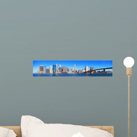New York City Manhattan skyline panorama Wall Mural