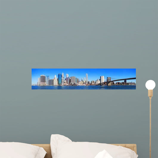 New York City Manhattan skyline panorama Wall Mural