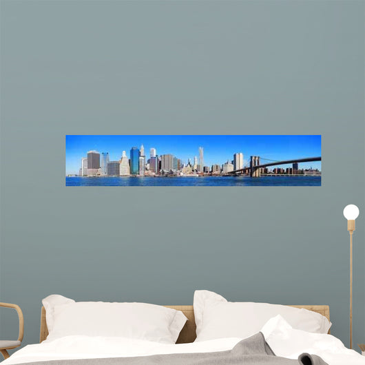 New York City Manhattan skyline panorama Wall Mural