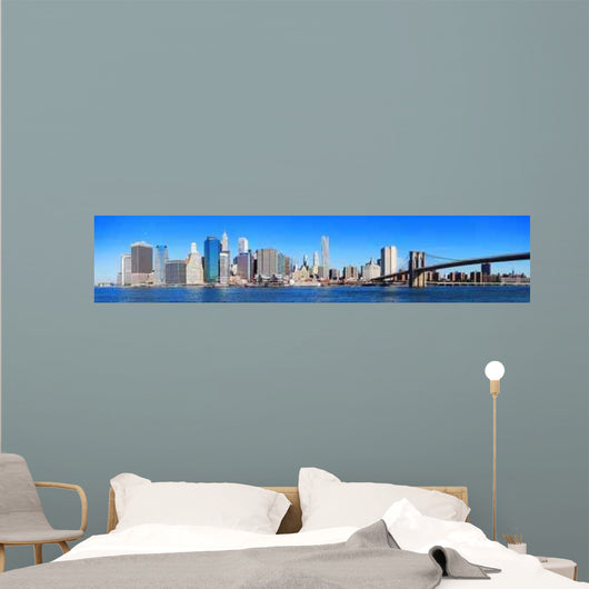 New York City Manhattan skyline panorama Wall Mural