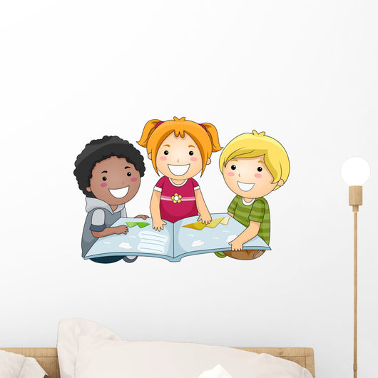 Reading Book Wall Decal