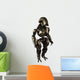 Steel Cyborg Warrior Wall Decal