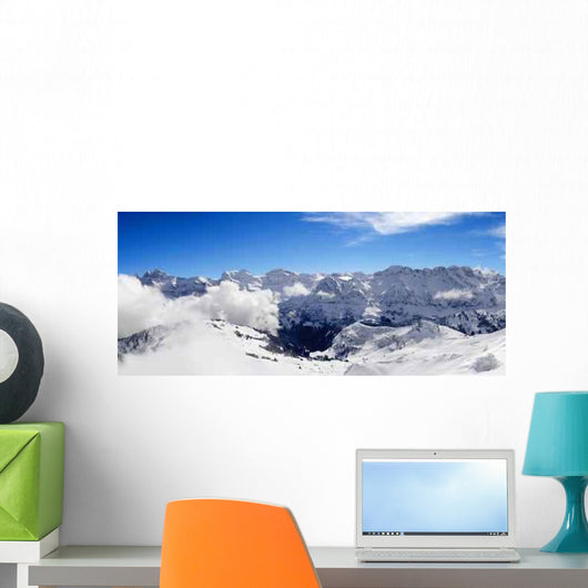 Alps Panorama Wall Decal Design 2