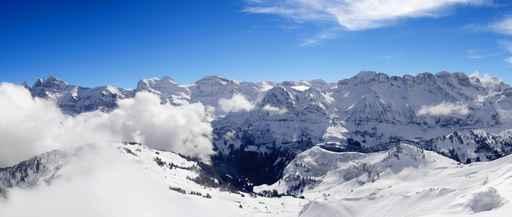 Alps Panorama Wall Decal Design 2