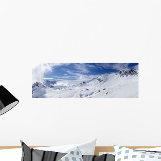 Alps Panorama Wall Decal Design 1
