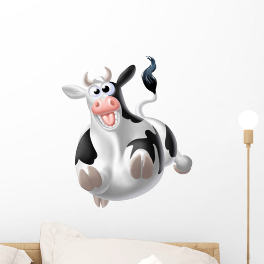 Crazy Cow Wall Decal