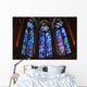 Stained glass windows by Chagall in Reims Wall Mural
