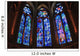 Stained glass windows by Chagall in Reims Wall Mural