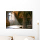Spring Light Through an Ancient Window Wall Mural