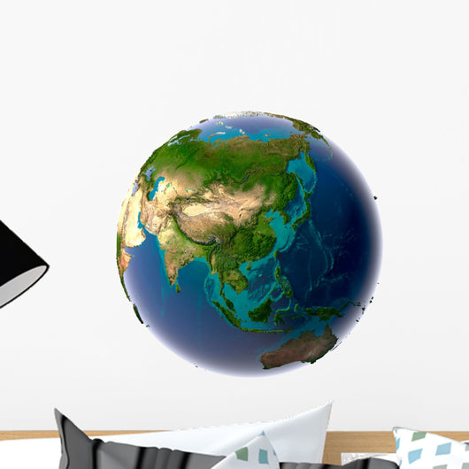 Realistic Planet Earth Wall Decal