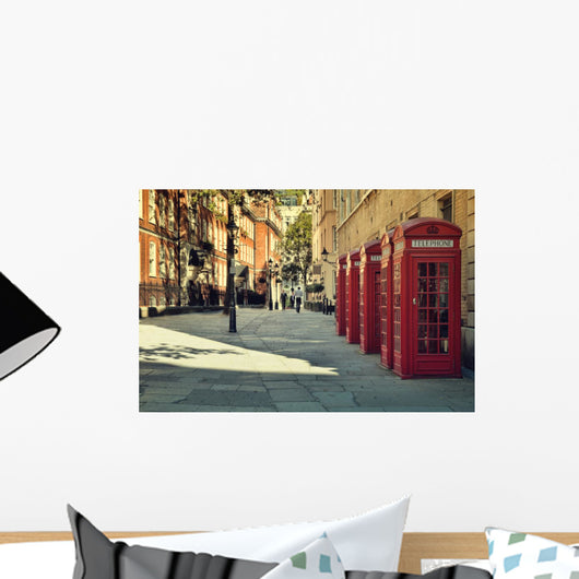 Street with Tradicional Red