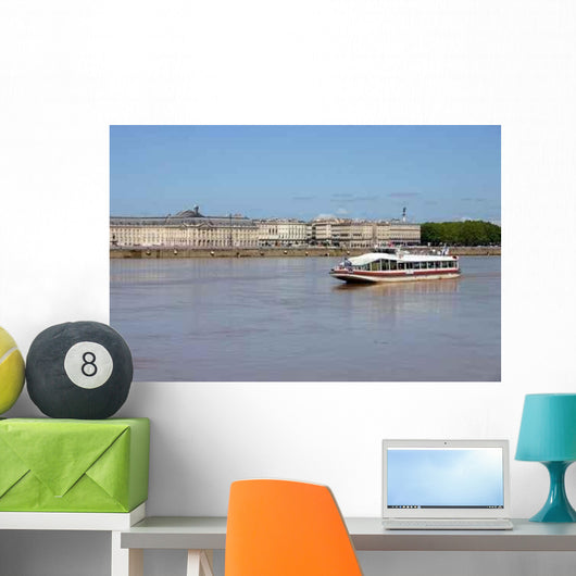 Panorma Bordeaux Ansicht Vista Wall Decal