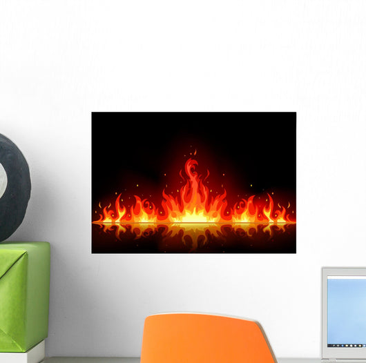 Reflection Fire Flame