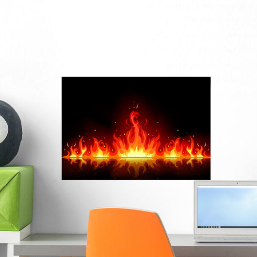 Reflection Fire Flame