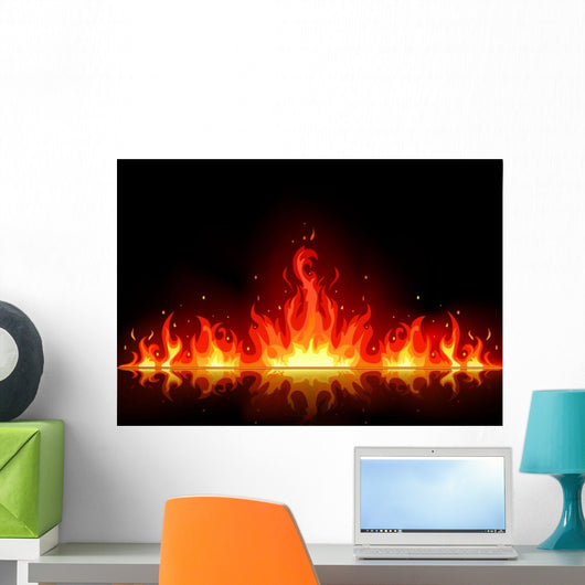 Reflection Fire Flame