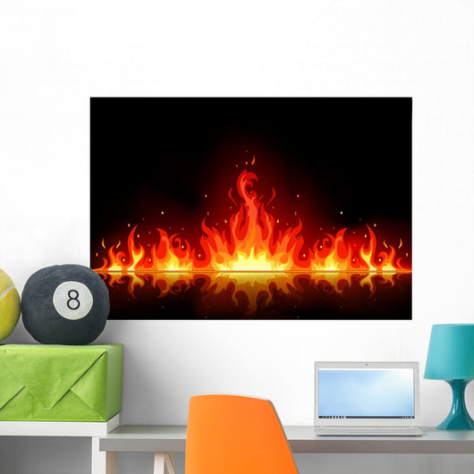 Reflection Fire Flame