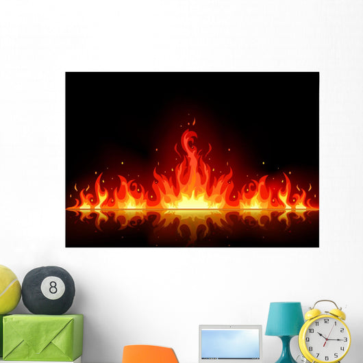 Reflection Fire Flame