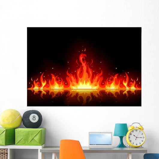 Reflection Fire Flame