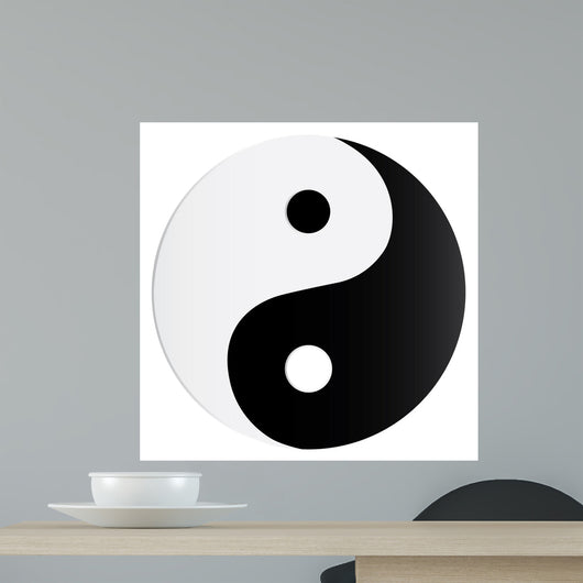 Yin Yang Symbol Wall Decal