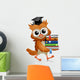 Owl Books Wall Decal