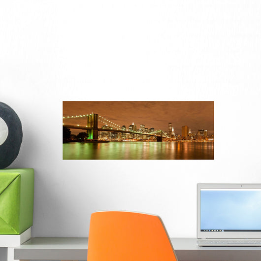 Manhattan and Brooklyn Bridge Wall Mural