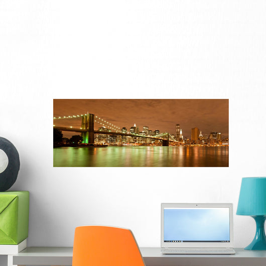 Manhattan and Brooklyn Bridge Wall Mural