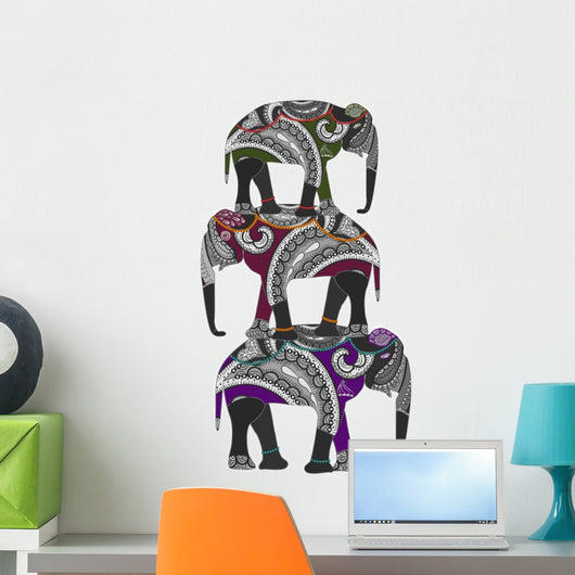 circus elephants Wall Decal