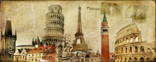 Vintage Postal Card Ruropean