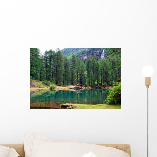 Lago Del Pellaud Rhemes Wall Mural