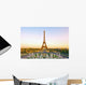 Eiffel Tower at Sunset in Paris Wall Mural