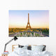 Eiffel Tower at Sunset in Paris Wall Mural