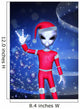 santa claus alien christmas Wall Mural