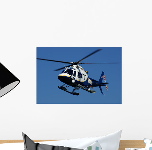 police chopper Wall Mural