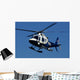 police chopper Wall Mural