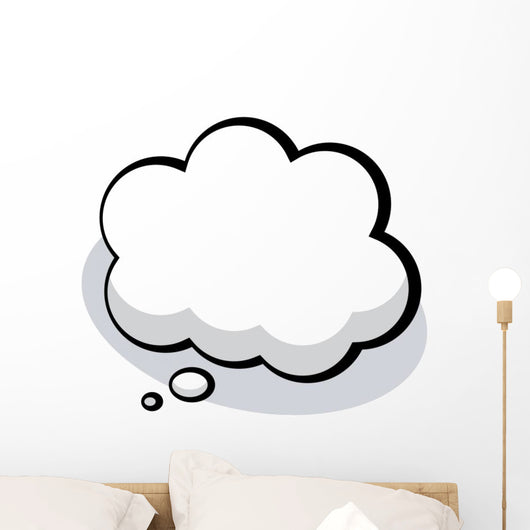 Vector Cartoon Thought Bubble! Wall Decal