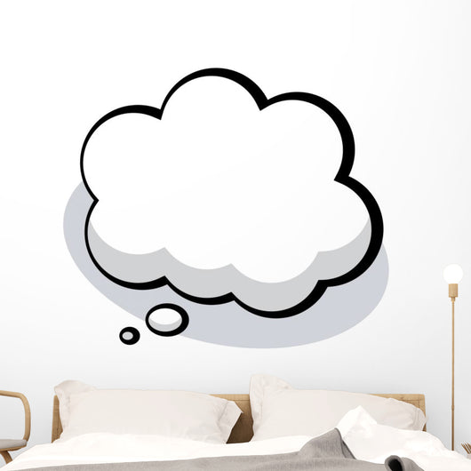 Vector Cartoon Thought Bubble! Wall Decal