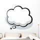 Vector Cartoon Thought Bubble! Wall Decal