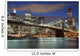 New York City skyline- Brooklyn Bridge Wall Mural