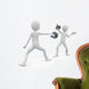 3D Man Fencers Dueling Wall Decal