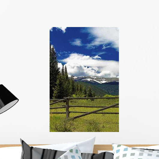 Colorado Mountain Pasture Wall Decal