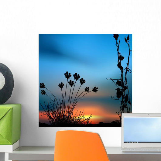 Floral Scenery 04 Wall Mural