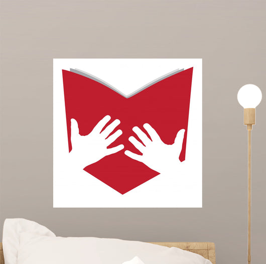 Logo book Wall Decal