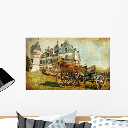 Medieval French Castle Wall Mural