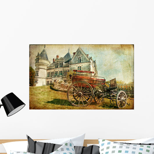 Medieval French Castle Wall Mural