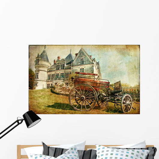 Medieval French Castle Wall Mural